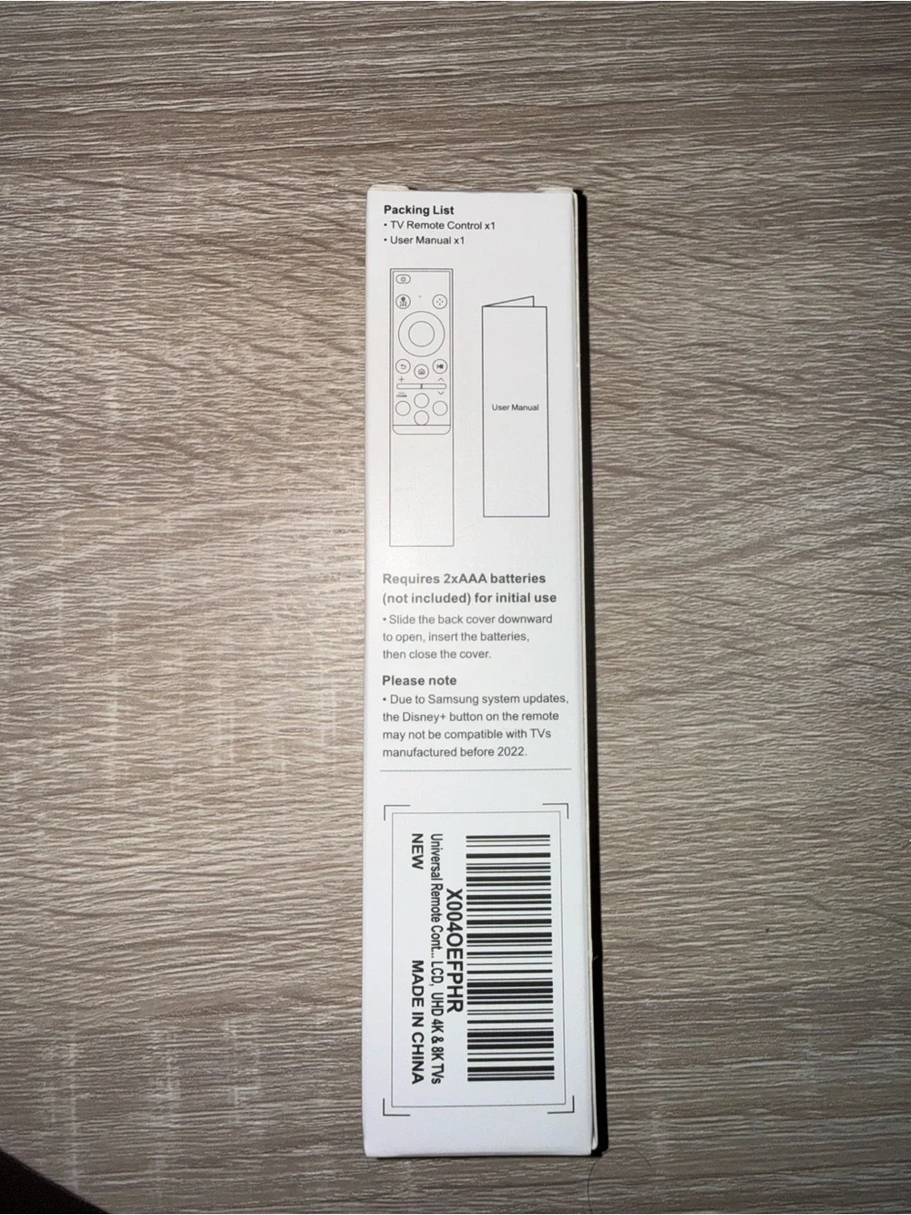 Remote for Samsung TV - Black